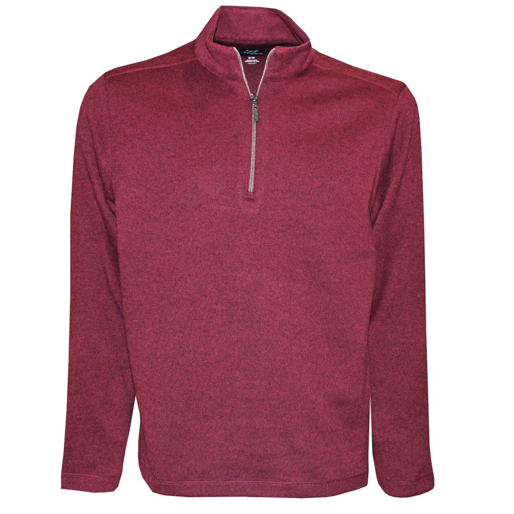 Greg Norman Golf Men's Hideaway 1/4 Zip Longsleeve Pullover Top