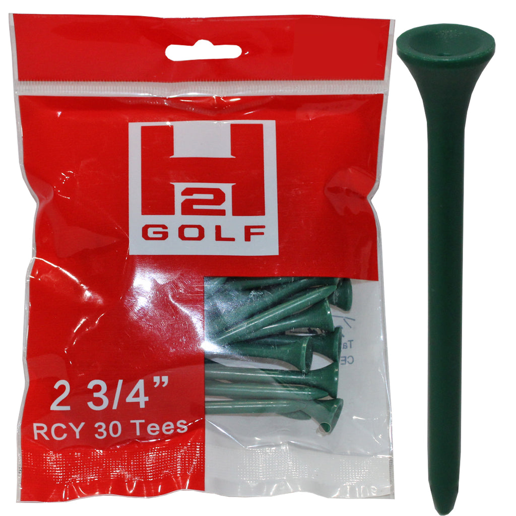 H2 Recycled Plastic 2 3/4" Golf Tees - 30pc