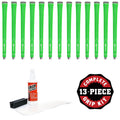 Karma Neion II Green Golf Club Grip Kit (13 Grips, Solvent & Double Sided Tape)