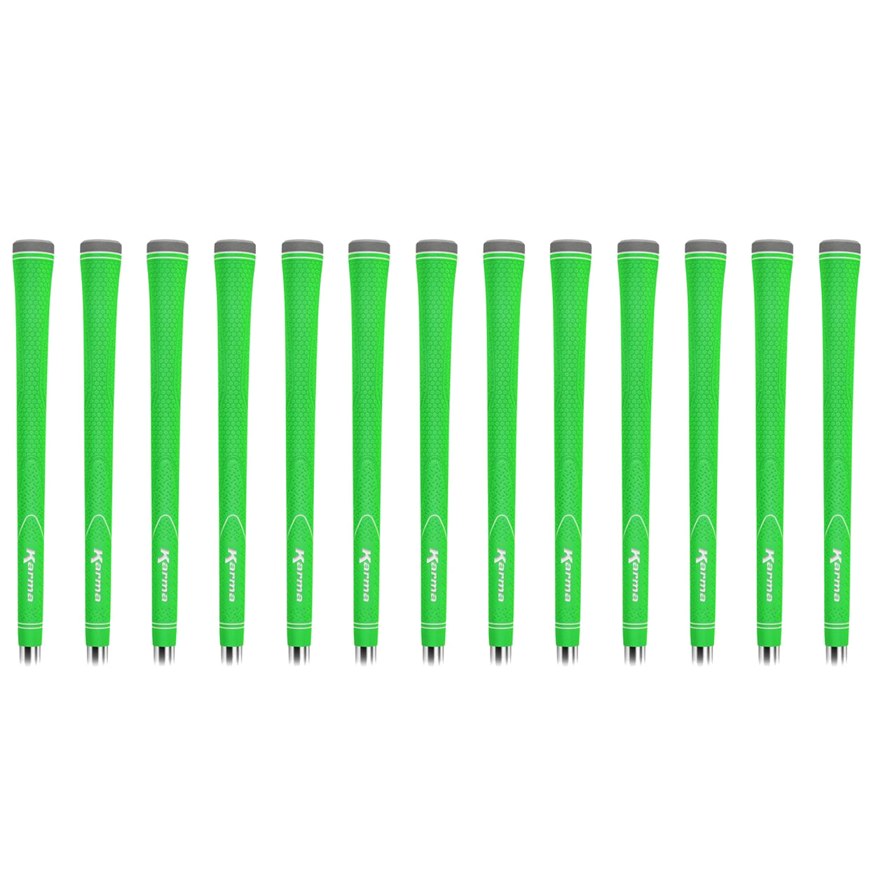 Karma Neion II Green Golf Club Grip Kit (13 Grips, Solvent & Double Sided Tape)