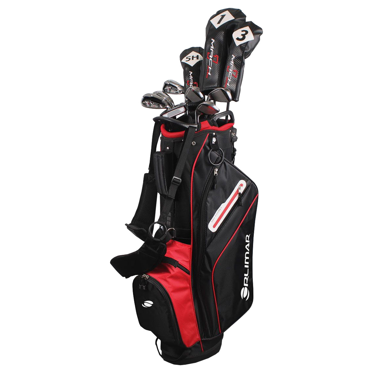 Orlimar Golf Mach 1 Pro Premium Complete Set with Stand Bag (+1" Long Shafts)