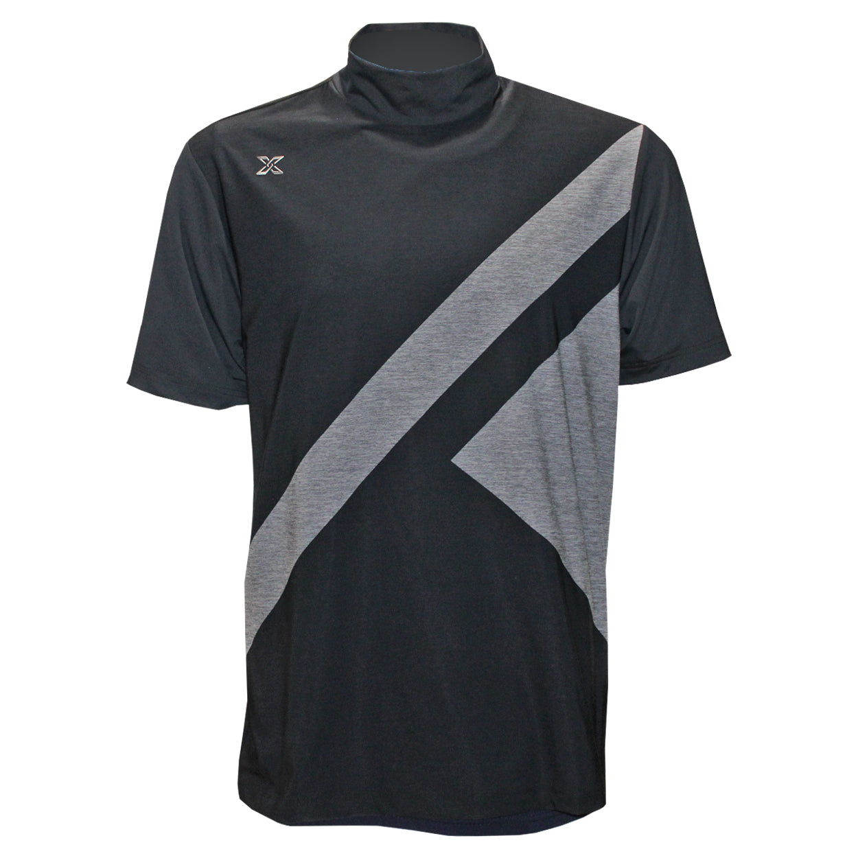 JDX X5 Short-Sleeve Mock Neck Golf Shirt