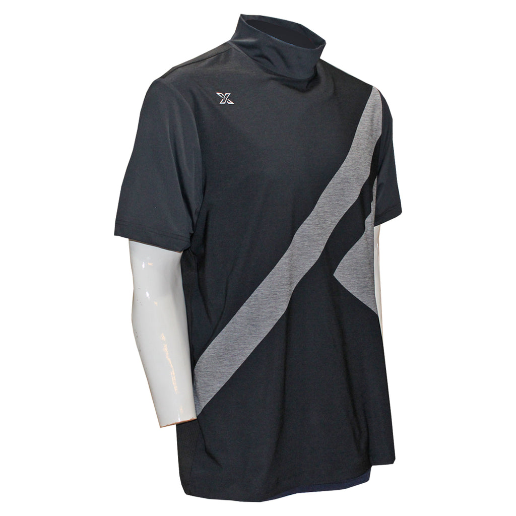 JDX X5 Short-Sleeve Mock Neck Golf Shirt