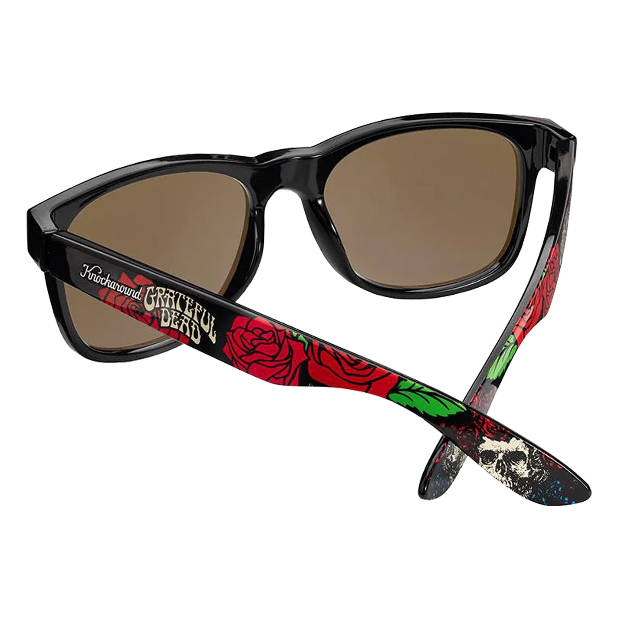 Knockaround Golf Grateful Dead Roses Fort Knocks Polarized Sport Sunglasses UV400-Protection