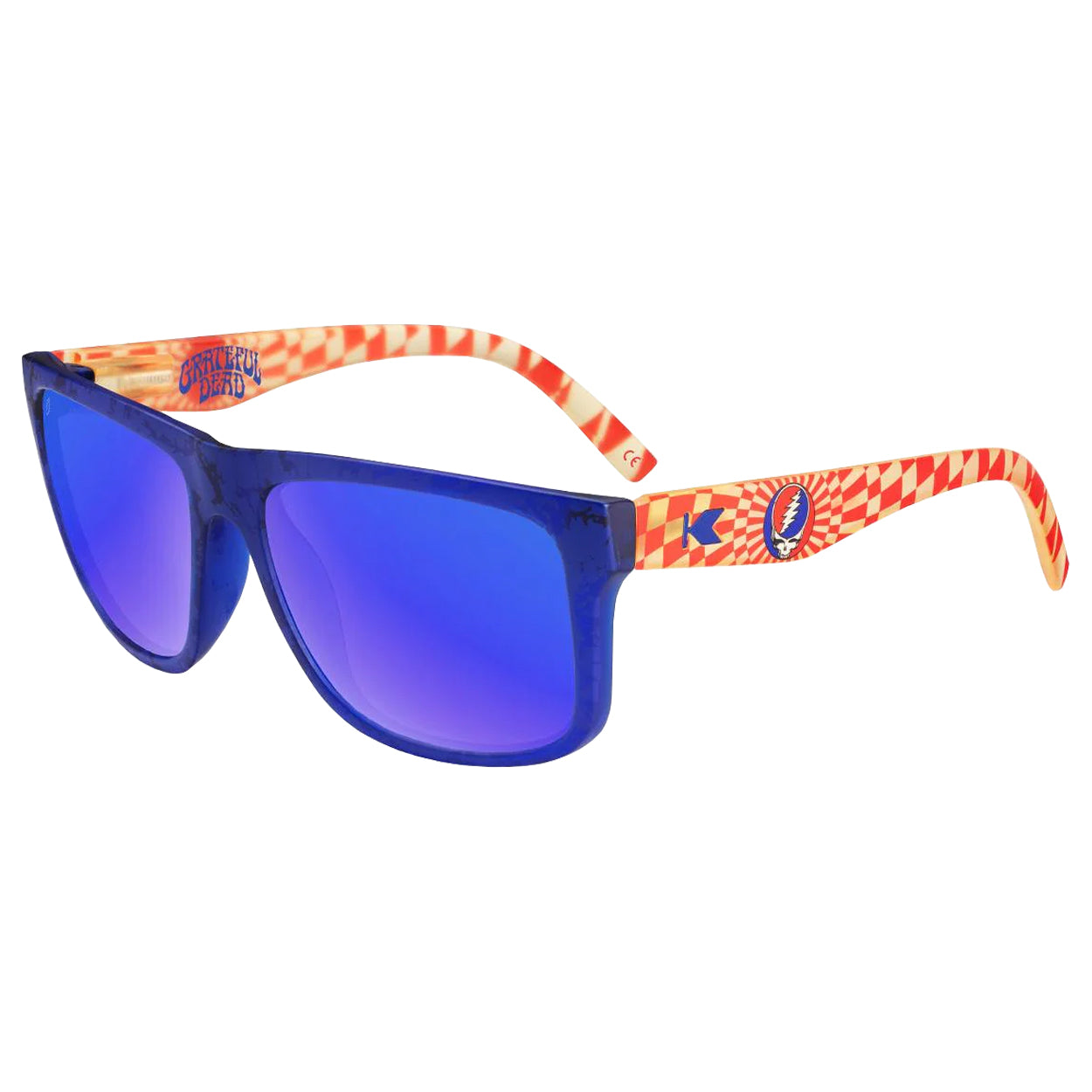 Knockaround Golf Grateful Dead Steal Your Face Torrey Pines Polarized Sport Sunglasses UV400-Protection