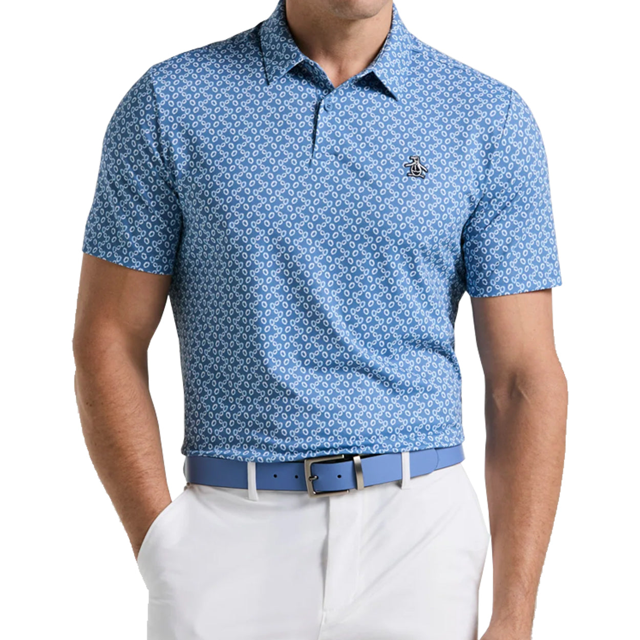 Original Penguin Golf Men’s Life Saver Polo Golf Shirt - Casual Comfort