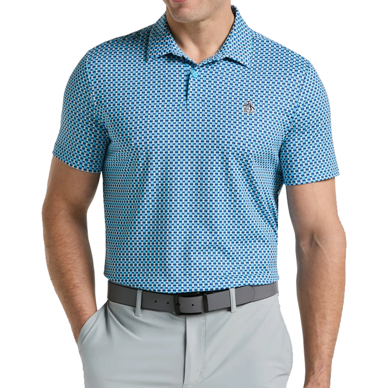 Original Penguin Men's Pete's Bowtie Print Golf Polo Shirt