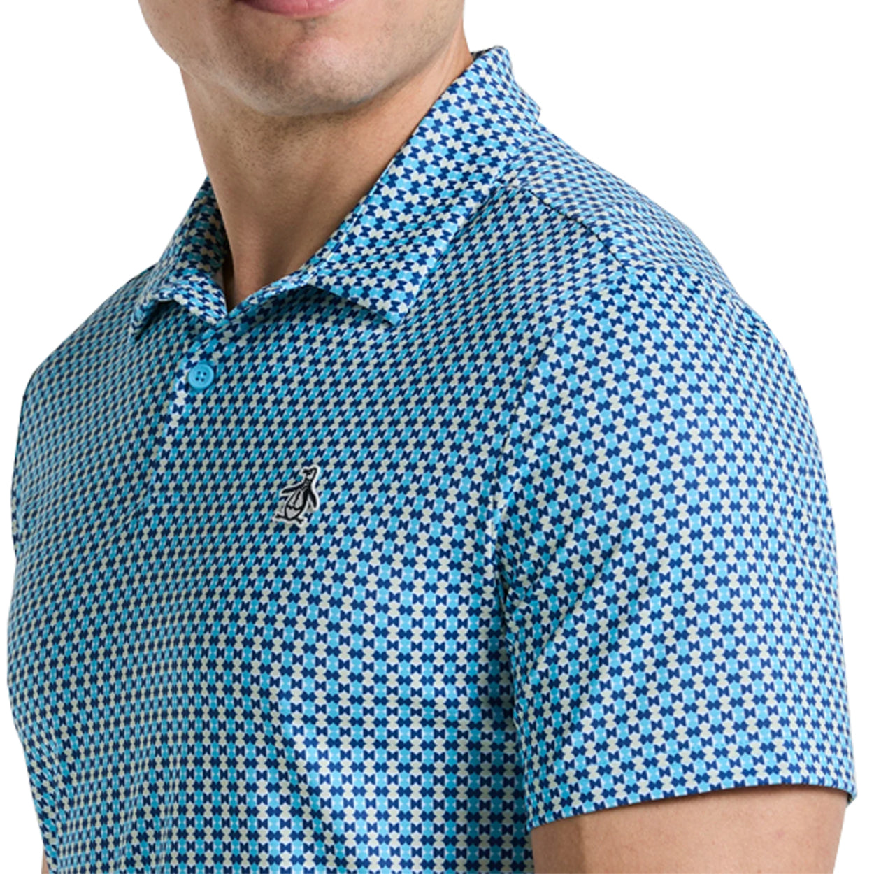 Original Penguin Men's Pete's Bowtie Print Golf Polo Shirt