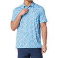 Original Penguin Men’s All-Over Pete'n The Ocean Caddy Golf Polo Shirt