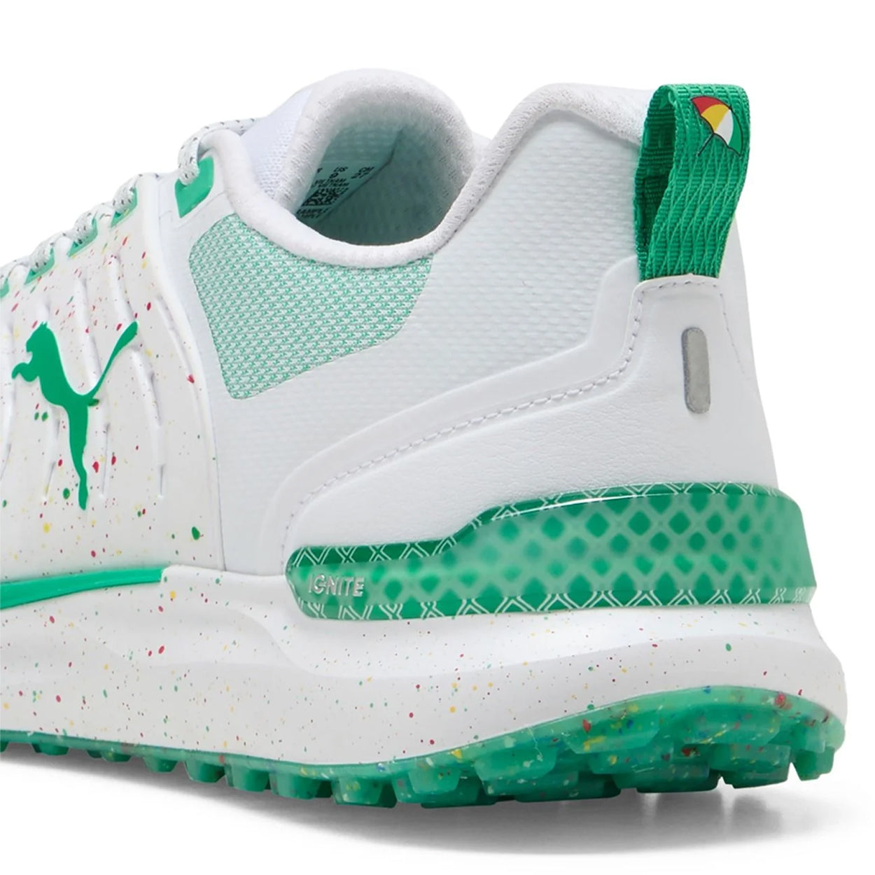 White/Collegiate Green