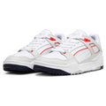 White/Dark Navy