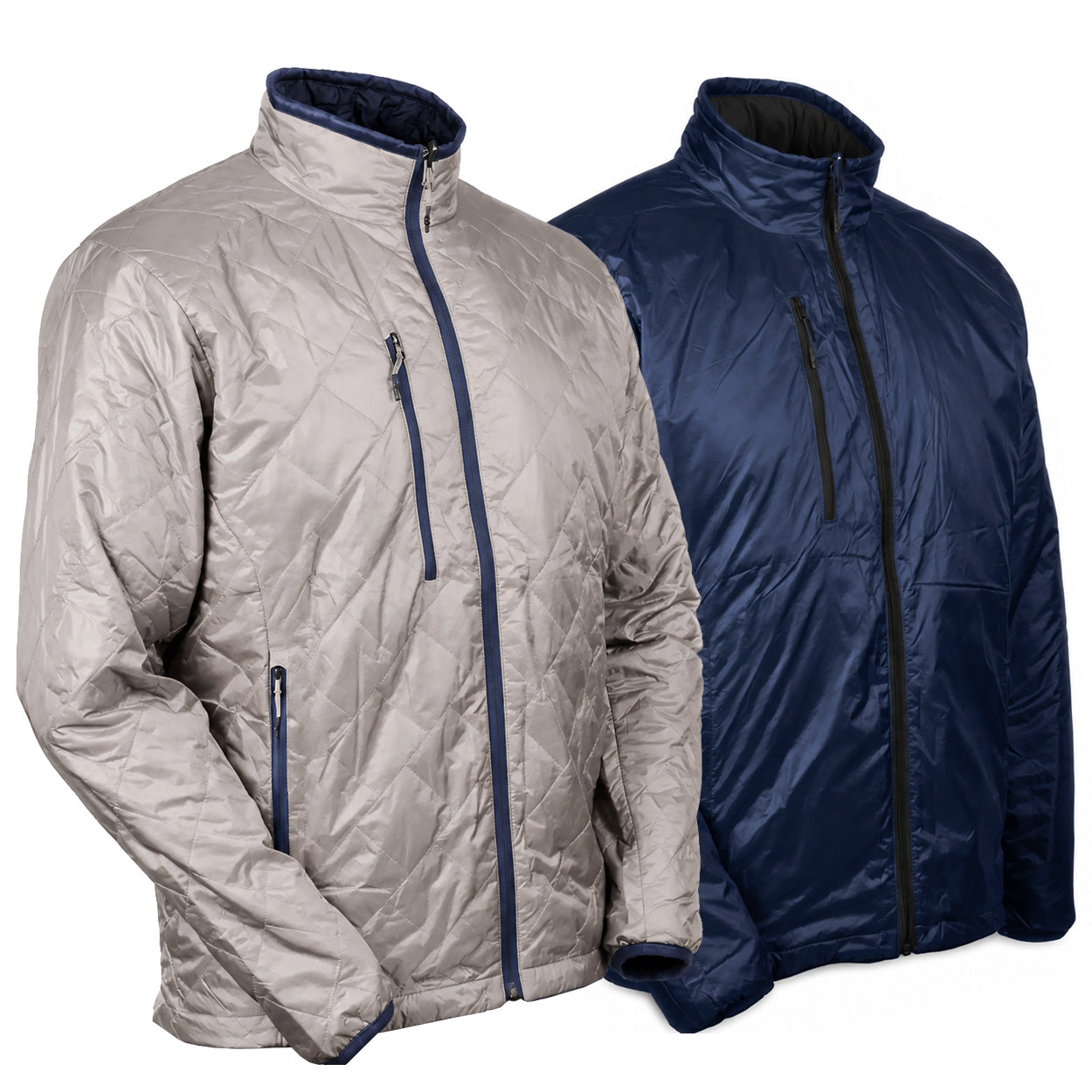 Sun Mountain Men's Granite II Reversible Jacket - Insulated, Puffy Design