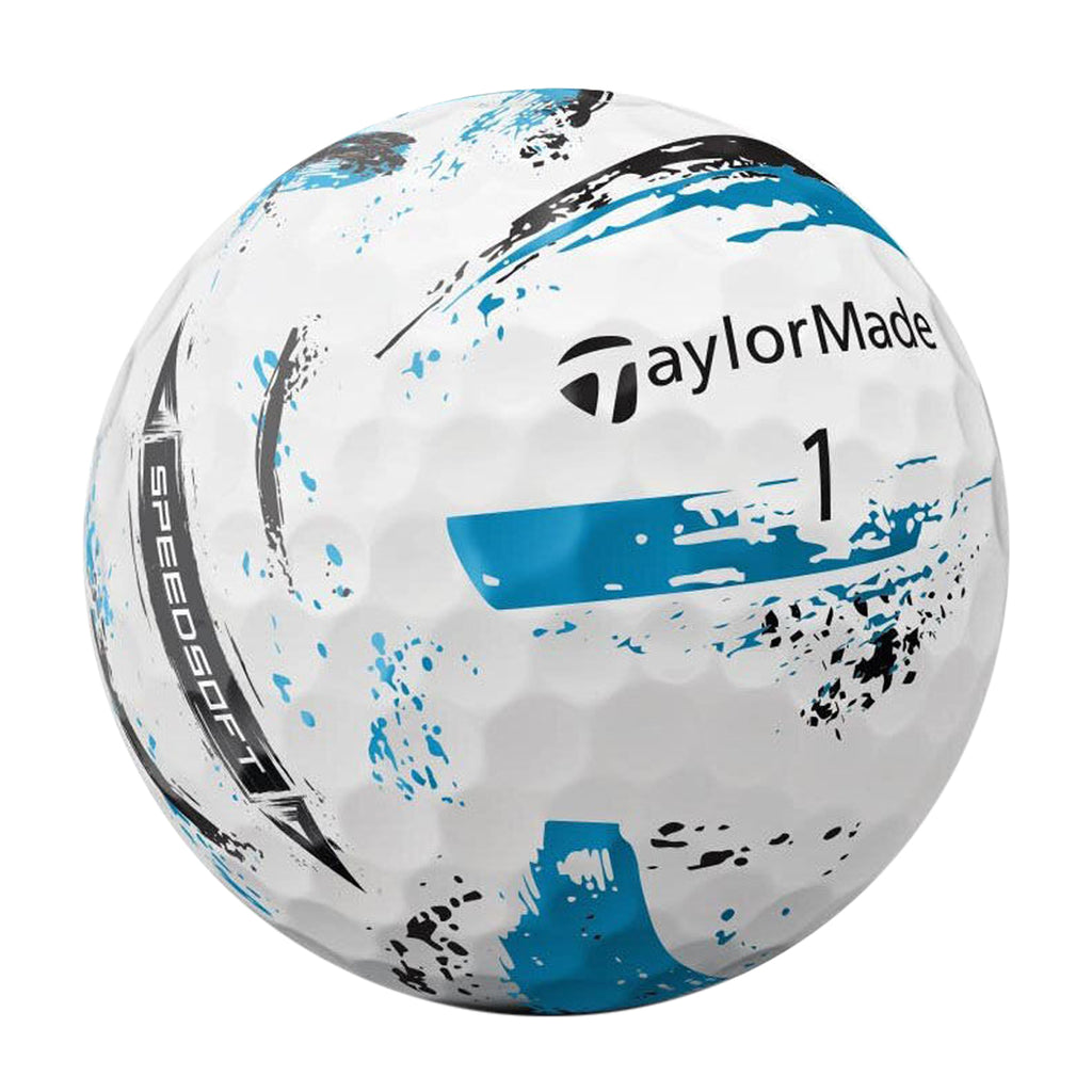 TaylorMade SpeedSoft Ink Golf Balls (12 Balls - New - In Retail Package)