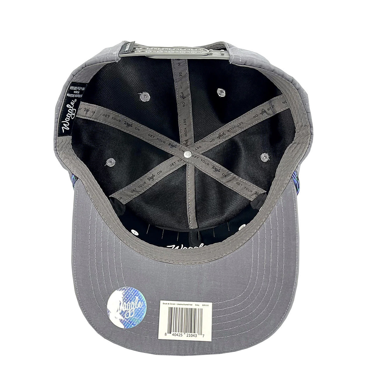 Waggle Snapback Adjustable Rope Golf Hat - Relaxed Fit-5-Panel Unstructured