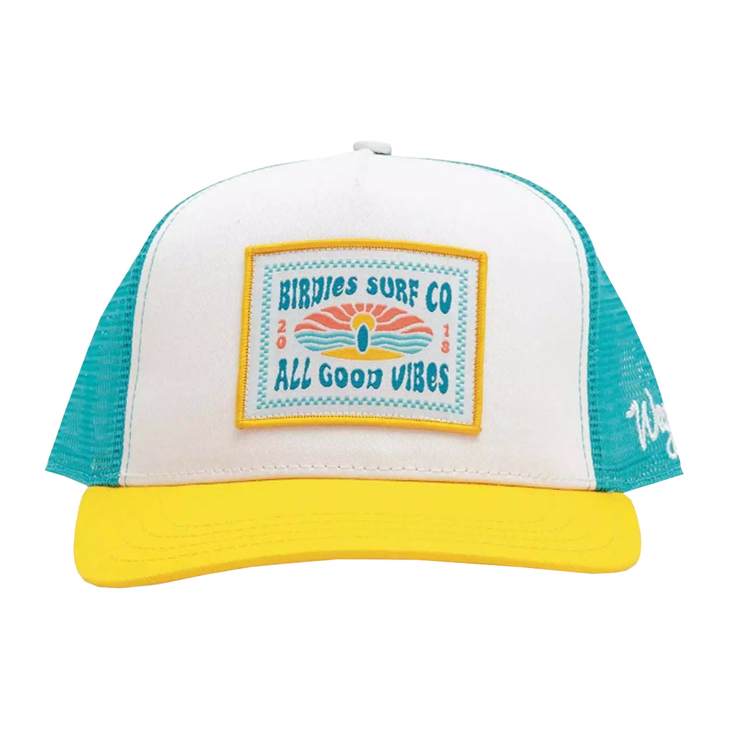 Waggle Trucker Snapback Adjustable Golf Hat - Breathable-Moisture-Wicking Comfort